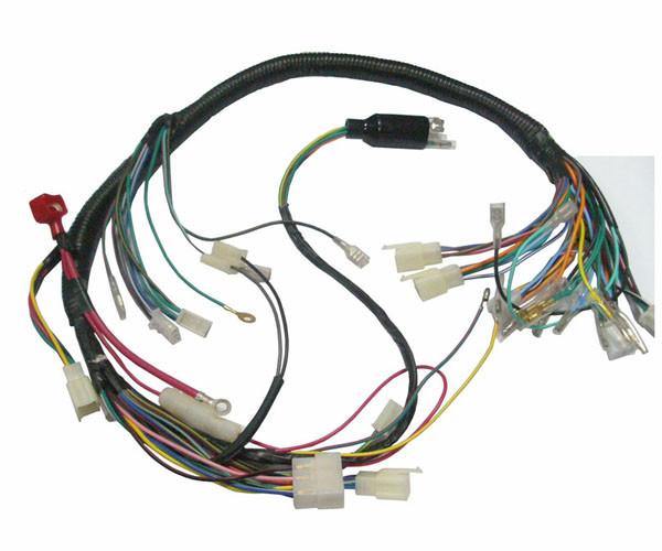 18 AWG Motorcycle Custom Wiring Harness , JST Connector Cable And Harness