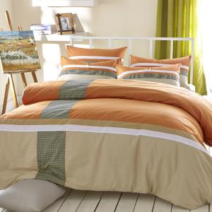 China 2017 spring stripe design 13372 40*40s reactive printed  design bedding sets/Queen size supplier