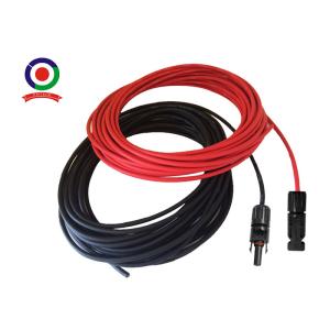 China Cabo exterior do fio do cabo de extensão do painel solar do TUV com o acessório do adaptador do conector supplier