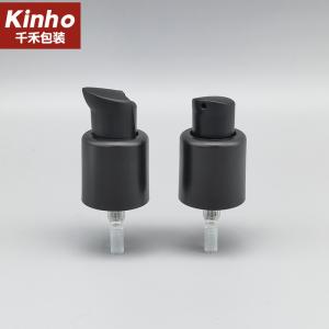 China 0.4cc Black Matt 20/410 Plastic Cream Pump For Serum Water Essence Foundation supplier