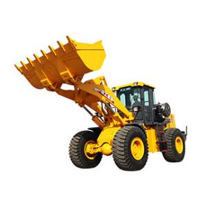 China 4 Wheel Drives LW500KL Wheel Loader Earthmoving Machinery Safe Driving Space supplier