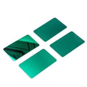 316 Green Mirror Decorative Stainless Steel Sheet 8K Polishing 0.3mm Thickness