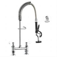 China ODM Commercial Kitchen Dishwasher Parts Deck Mount Pre-Rinse Faucet Unit ISO9001 on sale