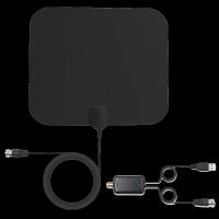 China High Definition 1080P Indoor TV Antenna with 3M Sticker and Amplifier 50 Input Impedance on sale