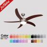 China Modern Style 5-Blade MDF Ceiling Fan with LED Lights and Remote Control from 1stshine wholesale