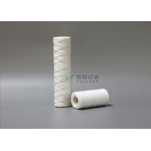 China 10 Food And Beverage String Wound Filter Cartridge 5 Micron RO Pre - Filters supplier