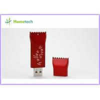 China Red Plastic USB Flash Drive 512MB 1GB ABS for Gift , cool usb sticks on sale