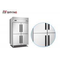 China 4 Door Commercial Refrigerator Upright 400x600 Bakery Tray Ouchscreen Embraco Compressor on sale
