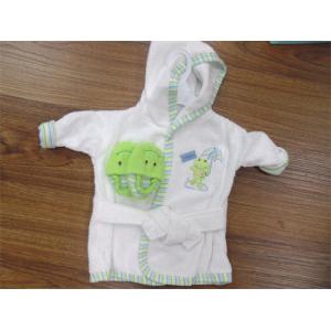 China 100% Cotton Custom Bath Robe with Hood for baby Unisex supplier
