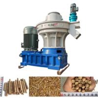 China Vertical Sawdust Wood Pellet Maker Ring Die Biofuel Pellet Machine Easy Operation on sale