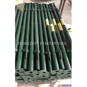 China Green Painted Adjustable Telescopic Steel Props 1.7-5.5m Height High Stability supplier