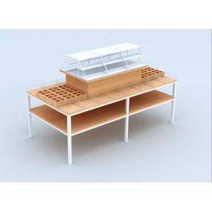 China Multi Functional Cosmetic Display Table / Beauty Products Display Shelves supplier