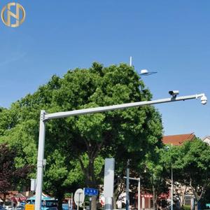 L Type Q345 Traffic Extending Telescopic Steel Antenna Mast