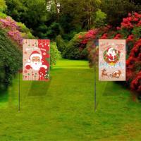 China Swil Decorative Garden Flags Merry Christmas Hanging Style on sale