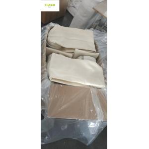China Round Disc 550GSM Nomex Filter Bag With Stainless Steel Wire Mesh supplier