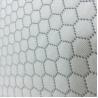 Hexagonal Air Layer Lightweight Polyester Fabric Plain Style 350GSM Weight