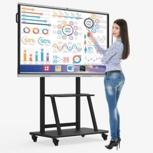 Office Smart Interactive Whiteboard For Conference Room 75 Inch