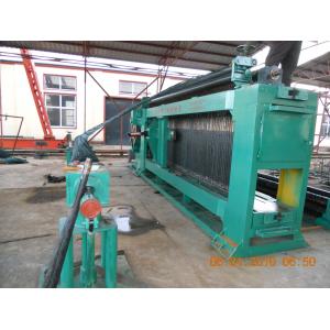 Professional Automatic Gabion Mesh Machine PLC control For Mesh Size 80 * 100mm