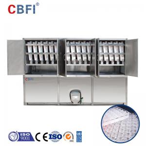 China 5000kg Industrial Automatic Ice Cube Machine 5 Ton Per Day With Packing System supplier