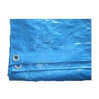 China Anti UV Multiple Use Tarpaulin Sheet Durable Blue Laminated Woven Fabric on sale