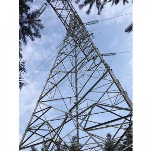 China 50M HDG Lattice Steel Electrical Power Transmission Tower supplier