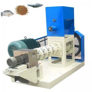 China 50-2000Kg/H Floating Fish Feed Extruder Dry Single Screw Sinking Fish Feed Machine supplier
