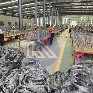 China Inconspicuous Obstacle Fence Security Barrier MZP Tangle Barely Noticeable Obstacle 5х10х1.4m  Anti Tank Wire wholesale