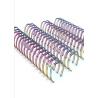 Electroplated Metal Double Wire Loop For Binding Notebook