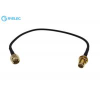 China SMA Male To SMA Female Bulkhead RG174 Pigtail RF Coaxial Cable For Antenna on sale