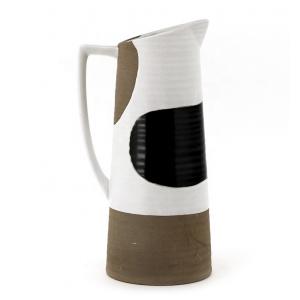 China Jug Cup Coffee Water Milk Pitcher Geometric Patterns Jugs Water Ceramic Water Pots & Kettles Food supplier