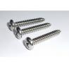Slotted Cross Recessed Hardened Stainless Steel Screws , Triangle Thread Ss 304