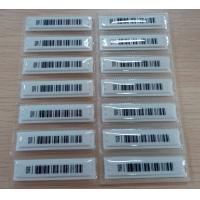 China Mini Printing Barcode Labels For Jewelry Tag , 58kHz AM EAS Soft Labels on sale