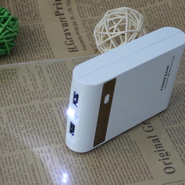 High capacity portable charger power bank dual USB port for mobile phone charger