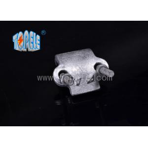 Rigid Angle Conduit Fittings With Pipe Clamp , Malleable Iron Rigid Angle Clmap