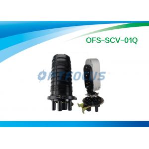 China Fiber Optic Splice Closure Mechanical Seal Parts 1 Oval port + 3 small port 12 fibers supplier