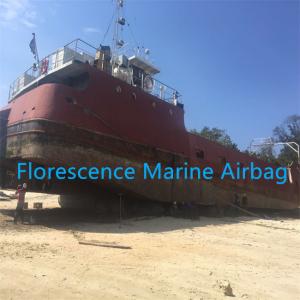 China Ship Landing Marine Rubber Airbag Dia 0.6-2.8m For Yacht supplier