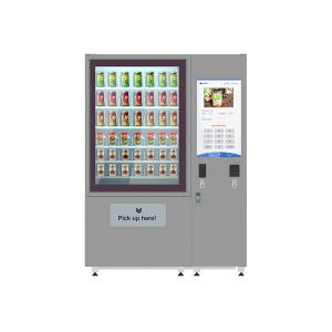 32 Inch Advertising LCD Screen Fresh Salad Vending Machines With Elevator System