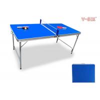 China Indoor Outdoor Junior Table Tennis Table Easy Folding Portable Aluminum Table for Family on sale
