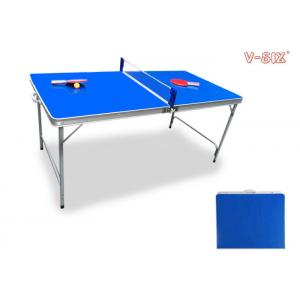 China Indoor Outdoor Junior Table Tennis Table Easy Folding Portable Aluminum Table for Family supplier
