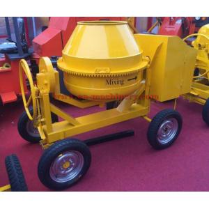 High capacity 350L diesel engine powered concrete mixer 4 whees beton cement mixer