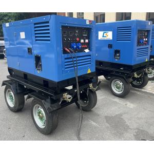 China ポータブル300A 500A 60% 400アンペア DC溶接機 MMA TIGディーゼルエンジン溶接機発電機 プルカート付き wholesale