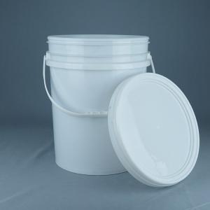 China 5 Gallon Round Plastic Bucket Food Grade Packaging supplier