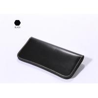 China Vegetable Tanned Leather Wallet Mens Long Wallet Womens Leather Wallets on sale