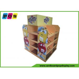 American Full Size Cardboard Pop Displays Pallet Type For M&M Candies PA038