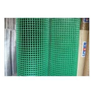 China Green Color 1X1 PVC Coated Welded Wire Mesh Roll For 0.5-2m Width Long Life supplier