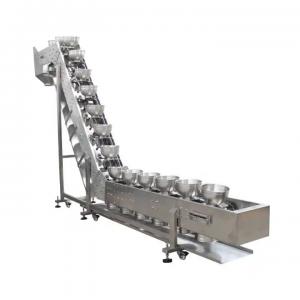 Bowl Type Conveyor Assembly Line Food Processing Inclined Bucket Elevator
