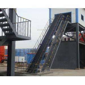 China DJ Corrugated Sidewall Conveying Equipment Inclined Belt Conveyor For Bulk Material supplier