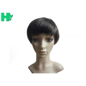 China Ladies Natural Looking Human Hair Wigs Loose Wave Natural Hairline supplier