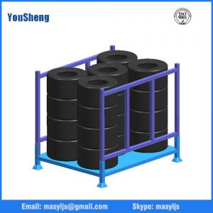 Storage Pallet Racking Powder Coated Stacking Racks Tire Rack for Tyre