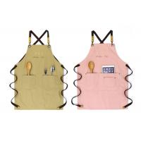 China Double-Sided Kitchen Cooking Cotton Apron For Garden Cleaning And Chef Work on sale
